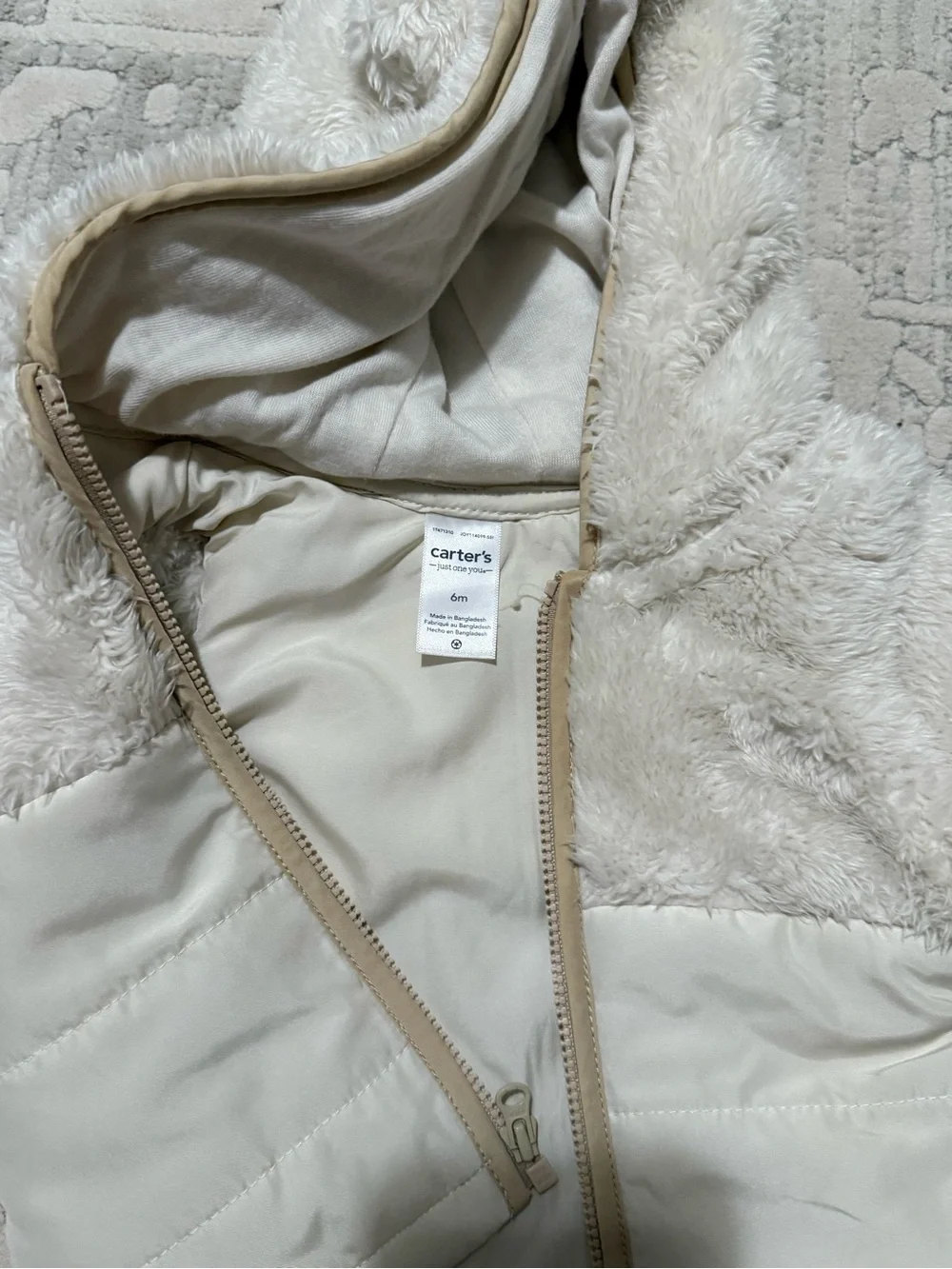 Carter’s Hooded Faux-Fur Puffer Jacket